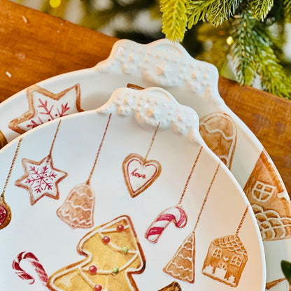 Prato Raso Gingerbread Digital - 27cm