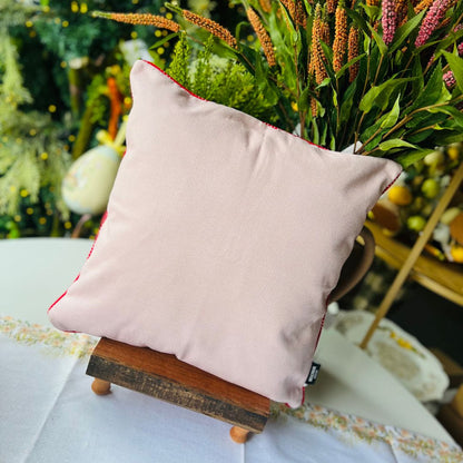 Capa Páscoa Com Cordone Morango  - 43x43cm (399157)
