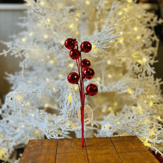 Haste Berry Metalizado Vermelho – 35 cm