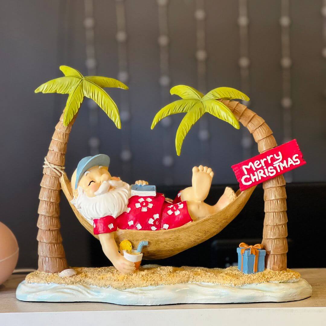 Papai Noel Decorativo em Resina – 35cm