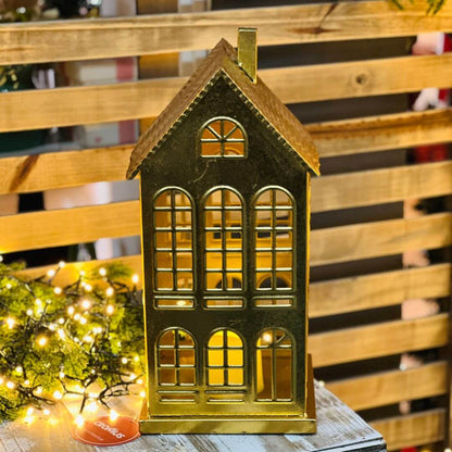 Casa Decorativa com LED | 18,5x40cm
