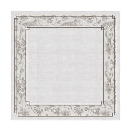 Toalha de Mesa Toile de Jouy 1,40m x 1,40m