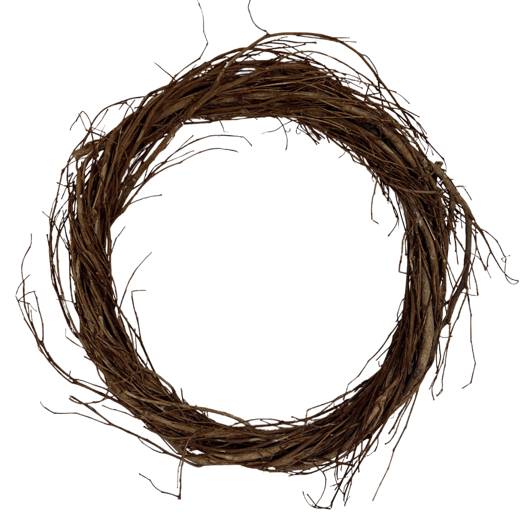 Armação de Guirlanda com galho de Ficus 40cm