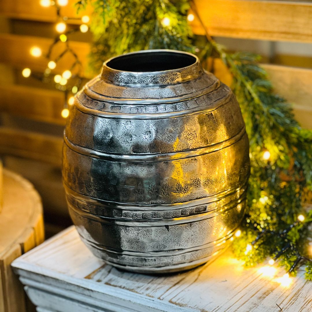 Vaso Decorativo em Metal – 23cm