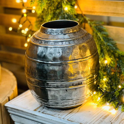 Vaso Decorativo em Metal – 23cm
