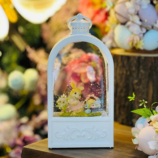 Lanterna de Coelho Com Led - 11,7x6,6x24,3cm