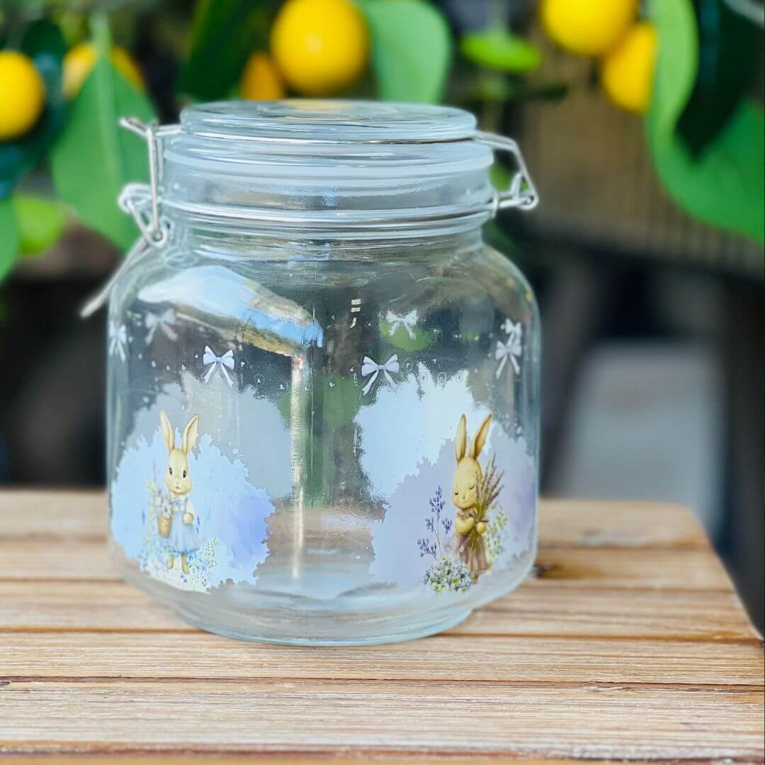 Pote Vidro Hermetico Provencal  Lavanda