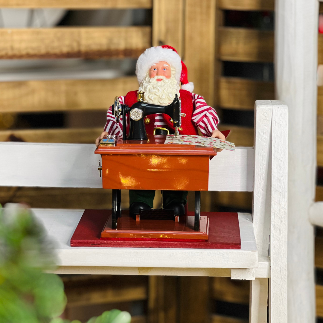 Papai Noel Alfaiate Musical – 23cm