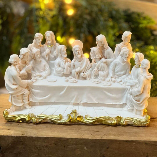 Enfeite Santa Ceia em Polirresina | 10x20 cm