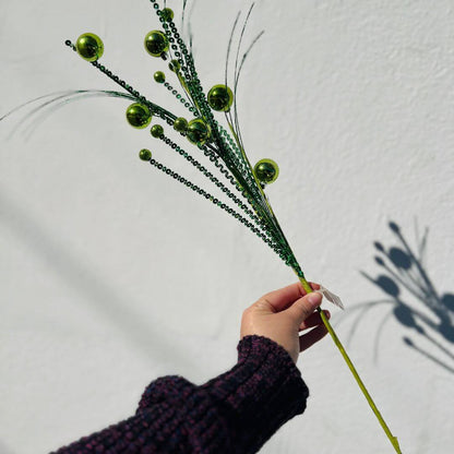 Haste Bolinhas Natal Lúdico Verde – 60cm