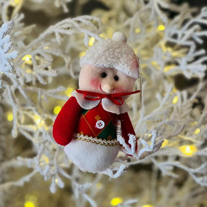 Enfeite Pendente Mamãe Noel – 15cm