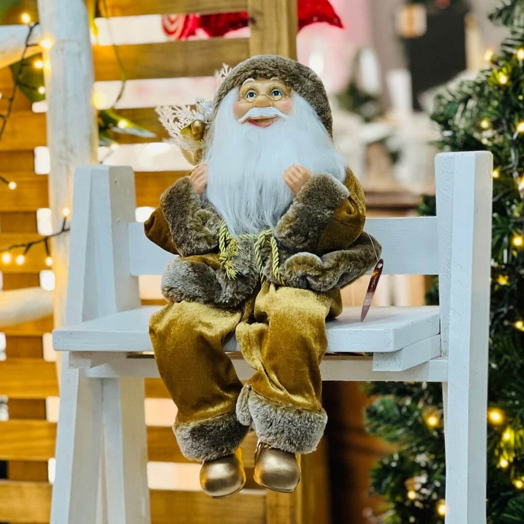 Papai Noel Sentado – 40cm