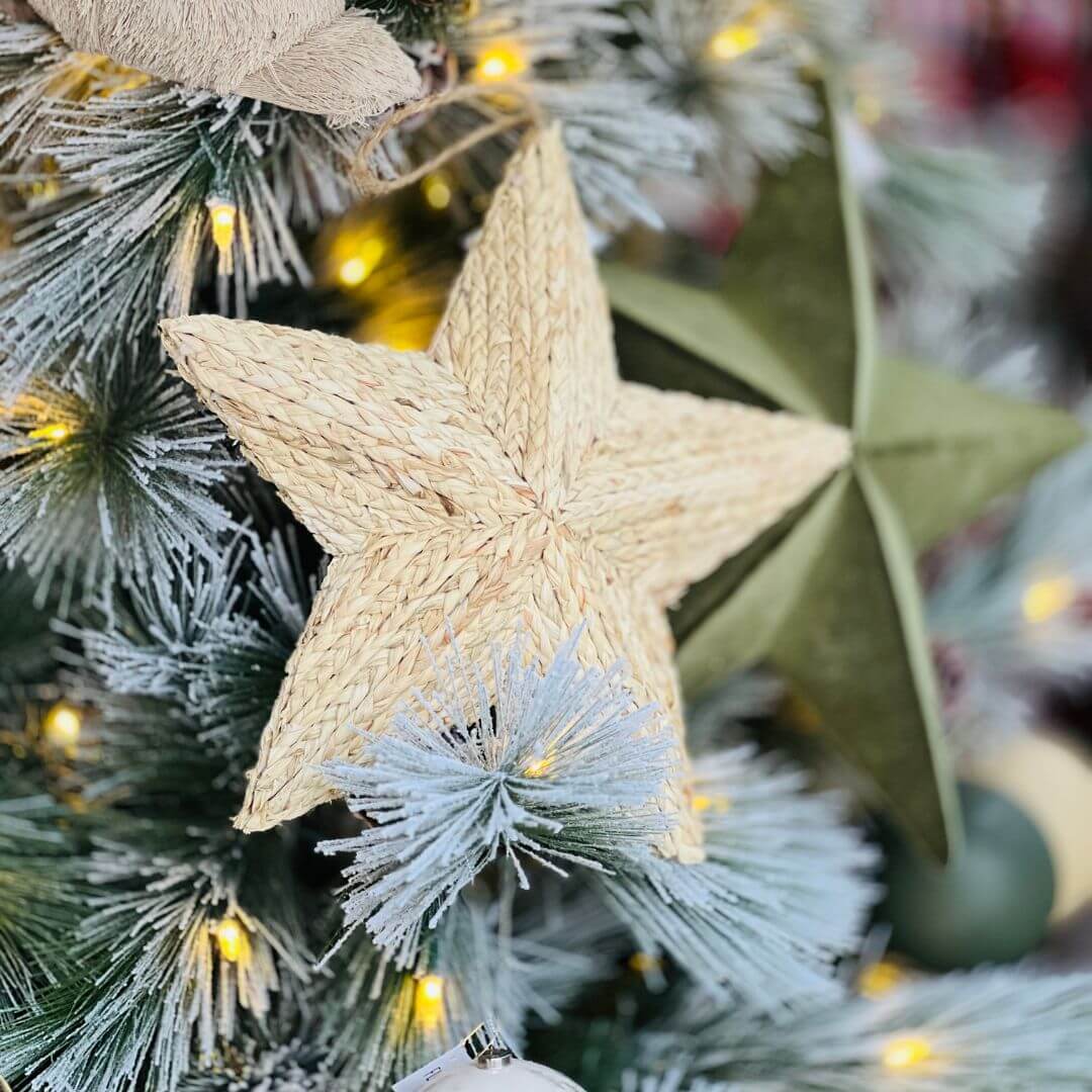 Enfeite Decorativo Estrela de Pendurar - 29cm