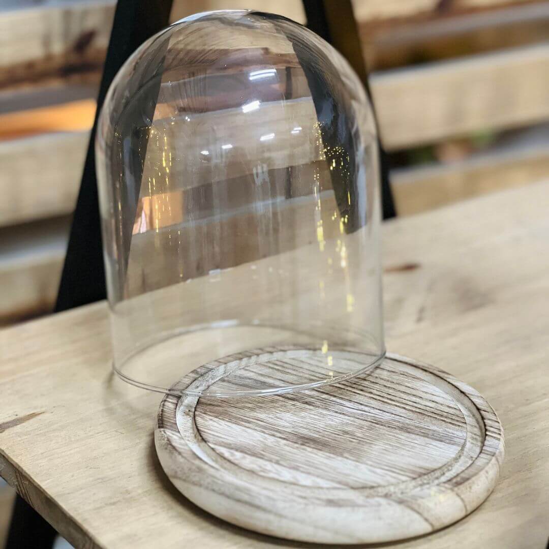 Cúpula Decorativa Natal Transparente – 15cm