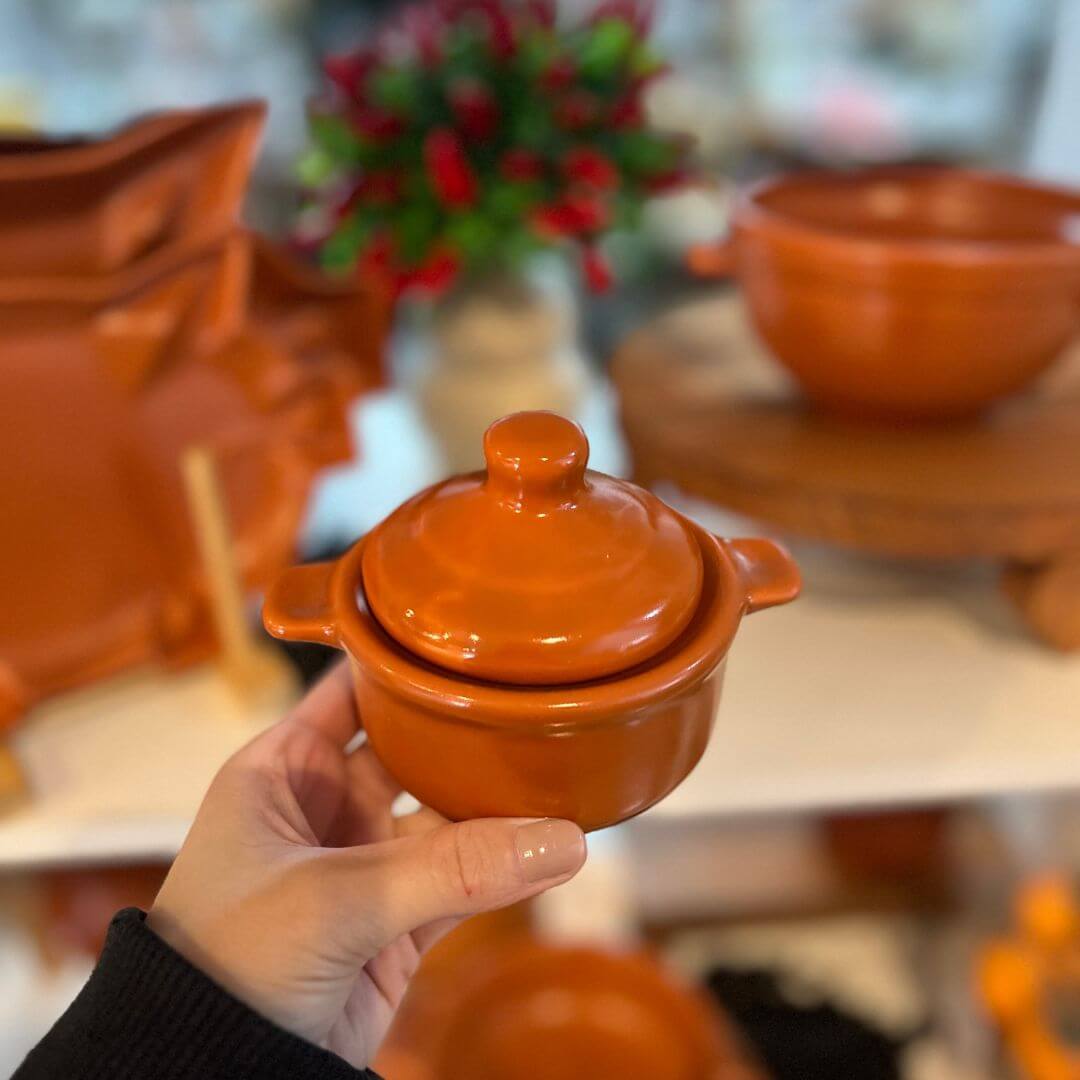 Caçarola Mini Caramelo Fosco - 10cm