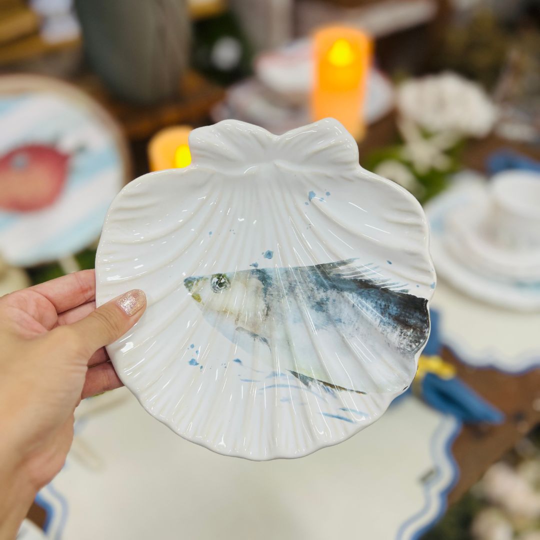 Prato Sobremesa Ocean Branco - 18,5