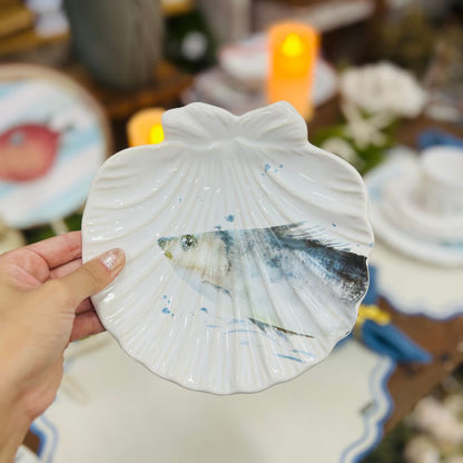 Prato Sobremesa Ocean Branco - 18,5