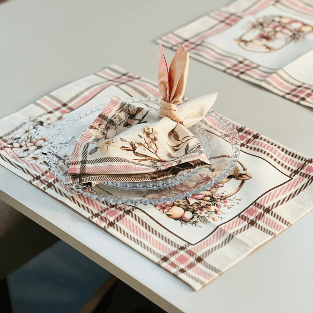 Jogo Americano de Páscoa Ovelha 48x30,5cm / 2un