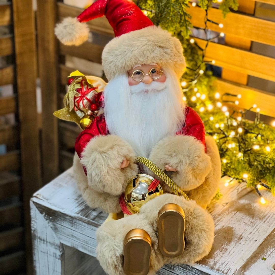 Papai Noel Sentado | 45cm