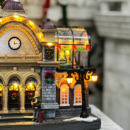 Vila Estacao de Trem - 30cm - Iluminado