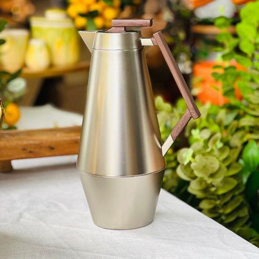 Garrafa Térmica Metal Ferrano Cromo Escovado - 1000ml