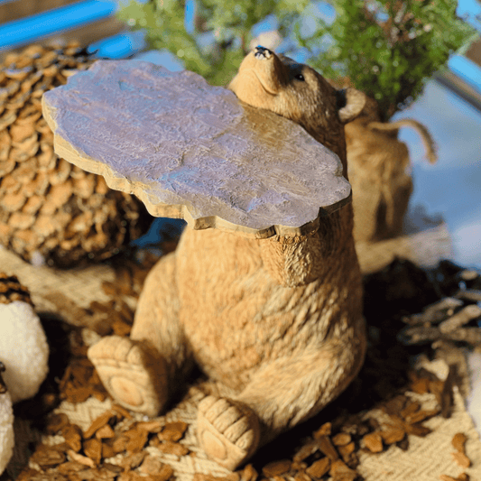 Urso de Natal Porta-delícia Coda - Floresta Encantada 28,5x35x26cm