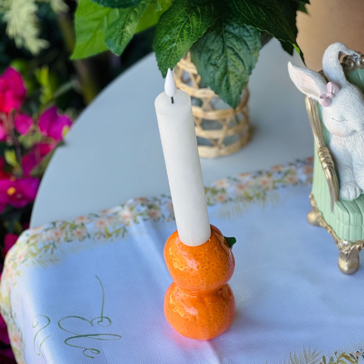 Porta Vela Laranja - 7cm