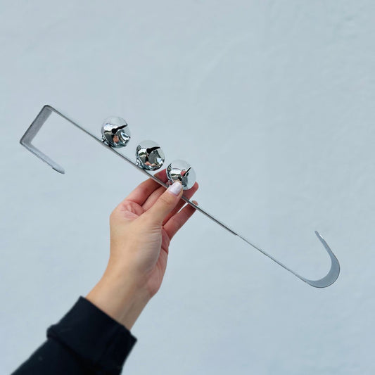 Suporte Para Guirlanda Prata - 36cm