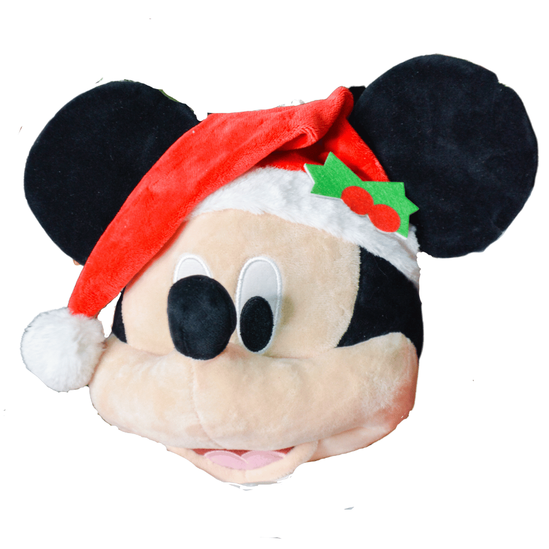 Cabeça Mickey Pelucia Disney 20cm