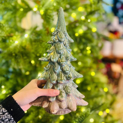 Adorno Árvore de Natal em Cerâmica - 30cm