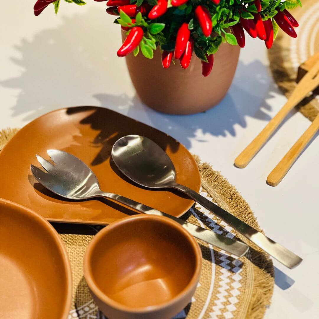 Jogo de Salada Ibiza Inox - 23cm