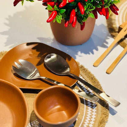 Jogo de Salada Ibiza Inox - 23cm