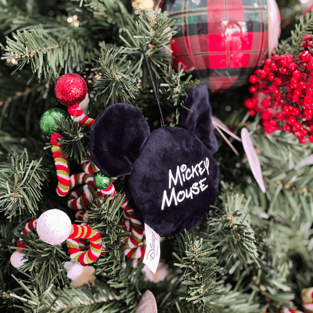 Enfeite para Pendurar Mickey Assinatura Preto 10cm