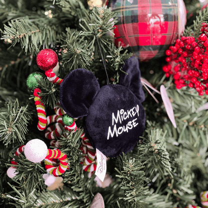 Enfeite para Pendurar Mickey Assinatura Preto 10cm