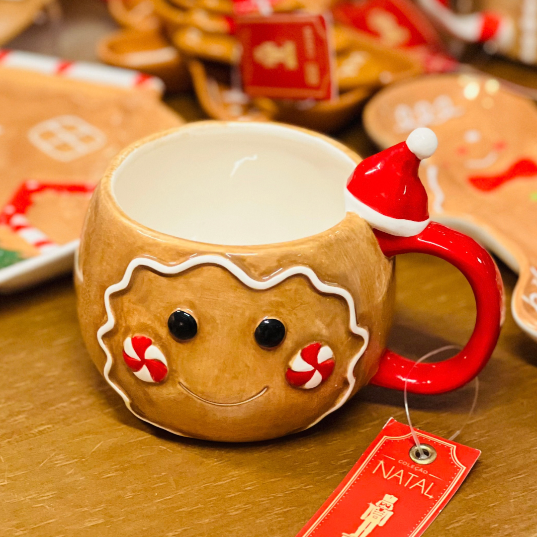Caneca Doce Natal com Gorro – 425 ml