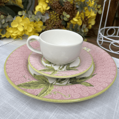 Xicara de Cafe Com Pires Passione 12x5cm