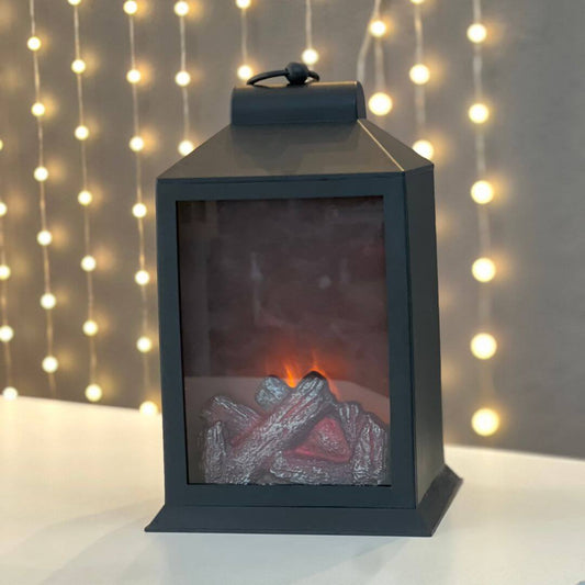 Lanterna Lareira com LED – 26cm