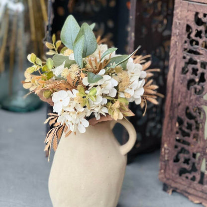 Ramalhete de Hortênsia com Fita 6 Hastes – 41cm
