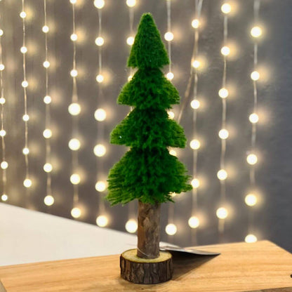 Mini Árvore na Base Verde – 24cm
