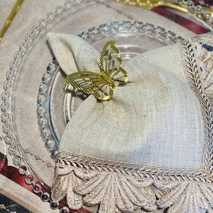 Anéis para Guardanapos Butterfly | 4 peças     