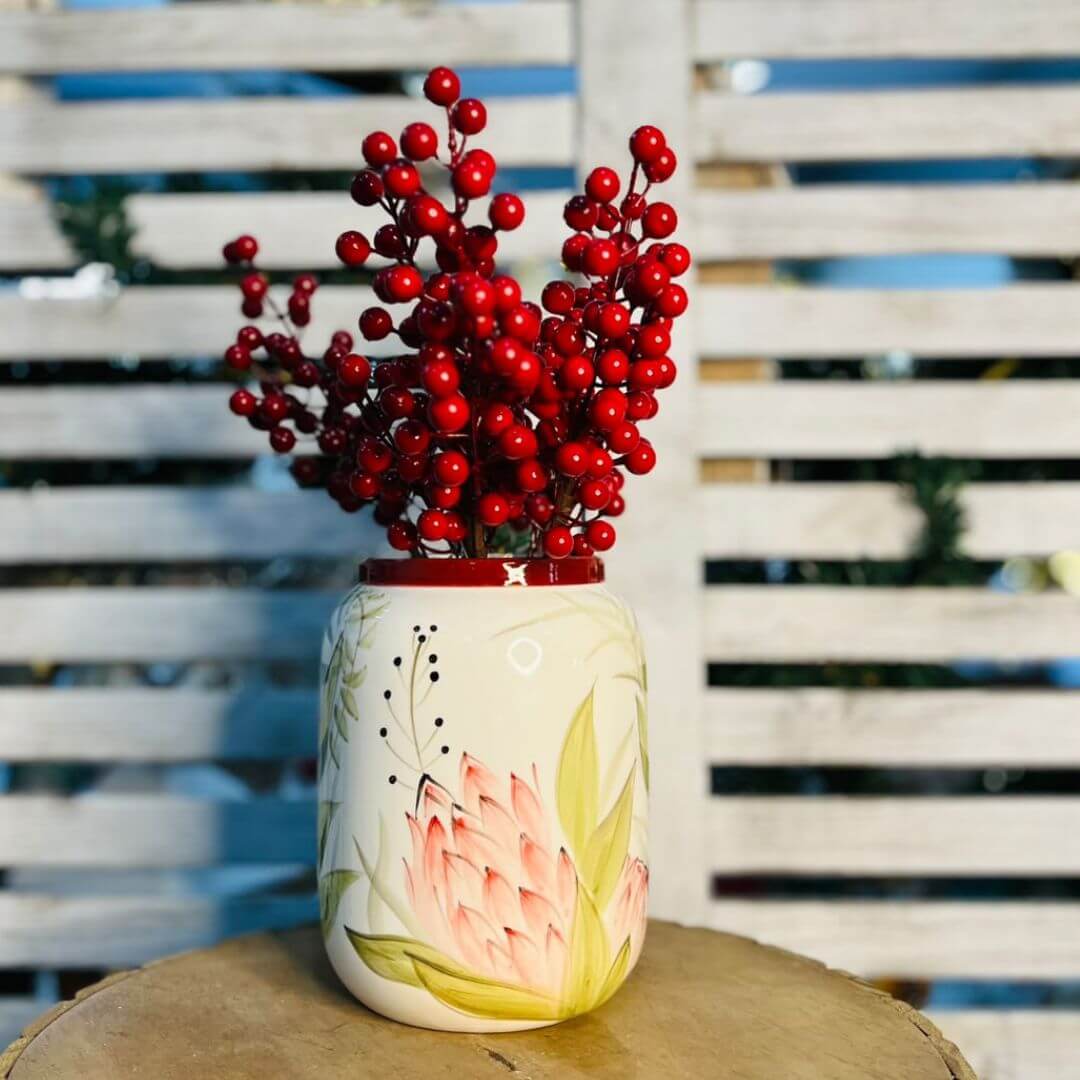 Vaso Protea - 16x20,5cm