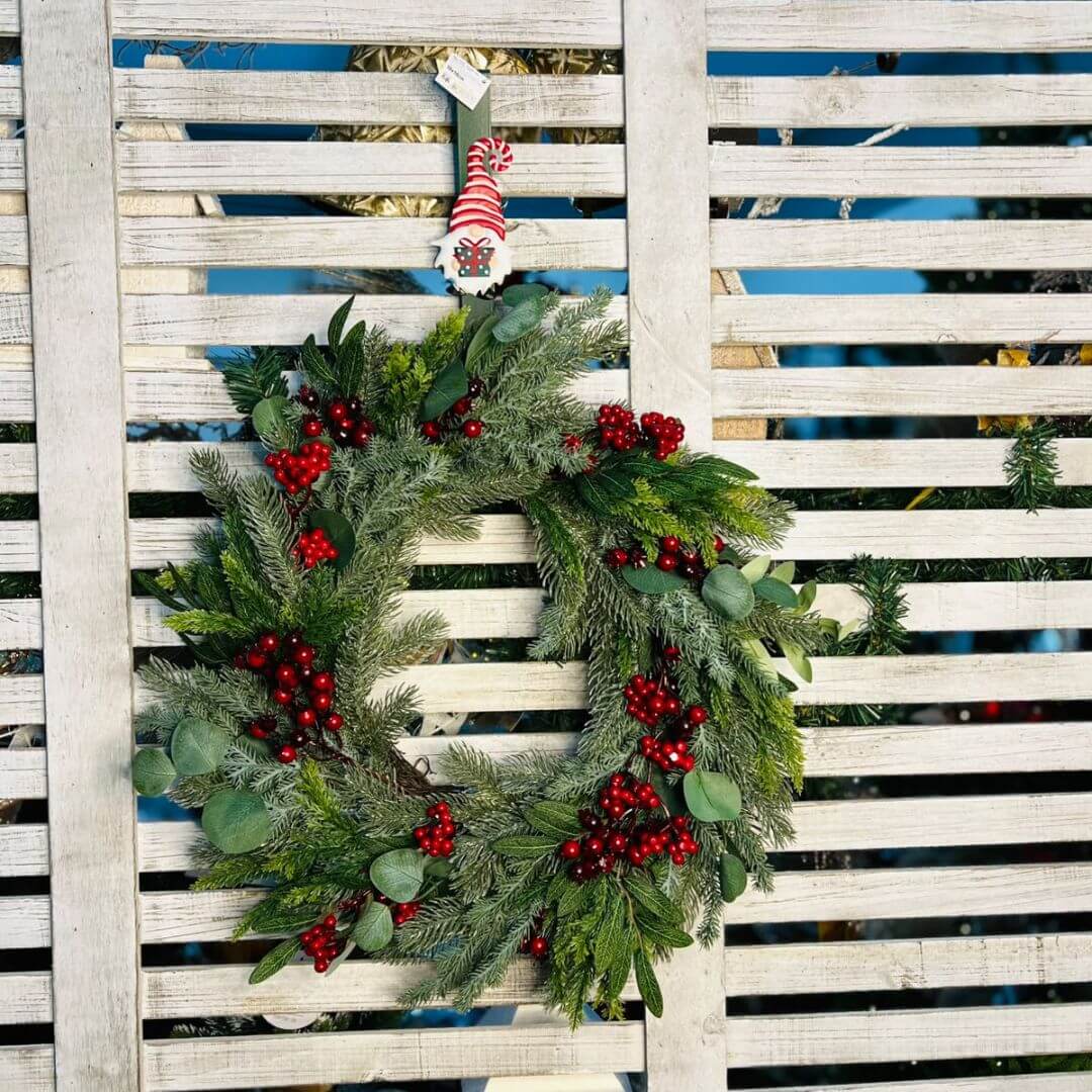 Guirlanda Com Berry - Diam 60 Cm