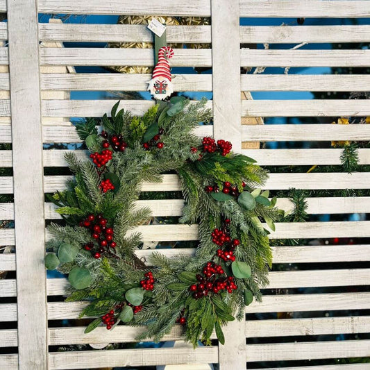 Guirlanda Com Berry - Diam 60 Cm