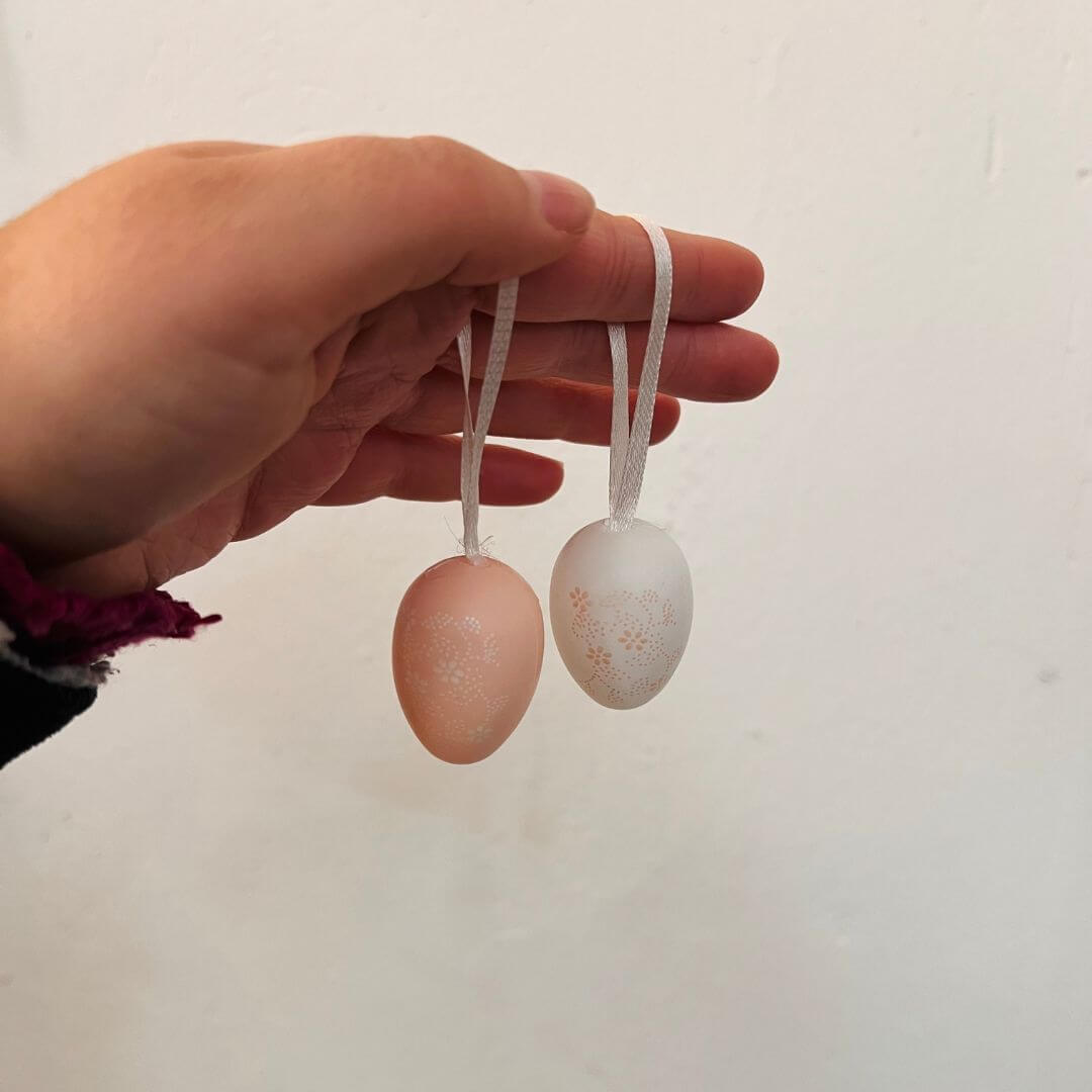 Mini Ovos Decorativos – 4cm – Jogo com 9 Unidades