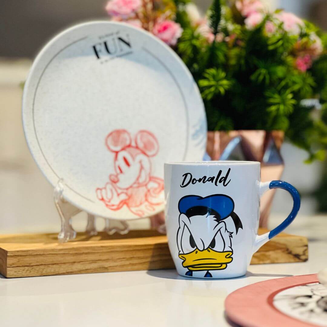 Caneca Cerâmica Donald Clássico - 330ml