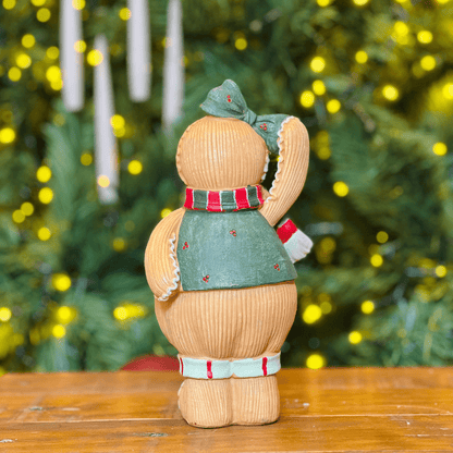 Gingerbread Natalino Mamãe de Resina 21cm