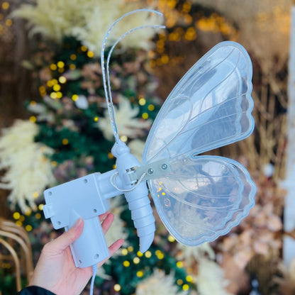 Borboleta Butterfly - 40cm Com Led Movimento Para Pendurar