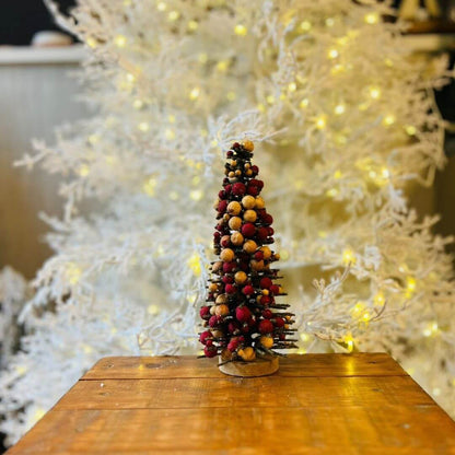 Arvore Natal Decorada Vm/do -  13x25cm