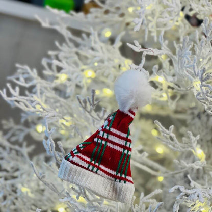 Gorro Noel Trico Pendente  - 11x19cm