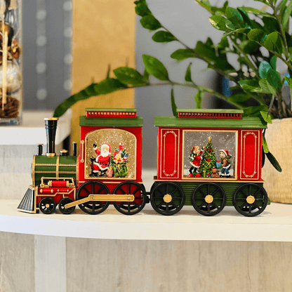 Locomotiva do Noel Noel Com Led, Som e Movimento 25x9x19cm